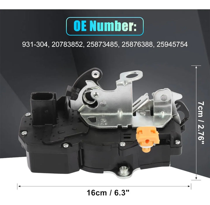 Motor Ejecutor Cerradura Puerta Frontal Derecho Chevrolet GRADO B