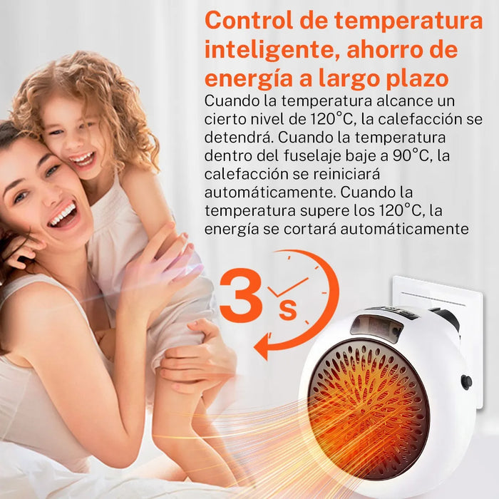 CALENTADOR ELECTRICO PORTATIL CON CONTROL REMOTO SPACE HEA Grado A