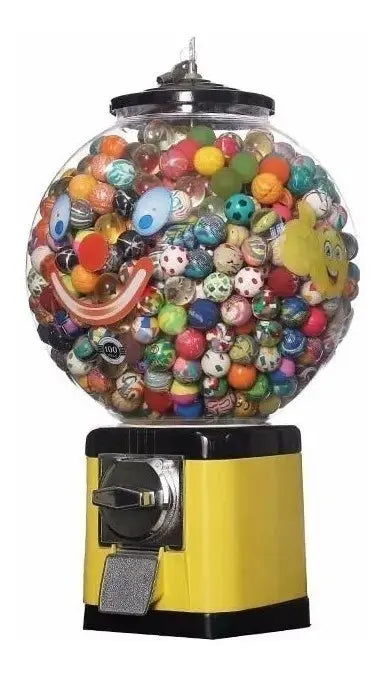 MÁQUINA DISPENSADORA CHICLERA VENDING 5 PESOS 200 BOLAS GRADO B