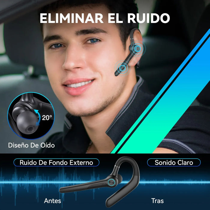 Mankiw Audifonos Manos Libres Bluetooth inalAmbricos Con Mic GRADO B