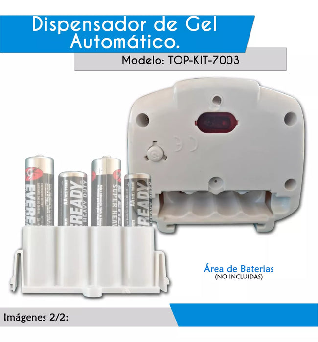 Dispensador automático de jabón o gel, grado b