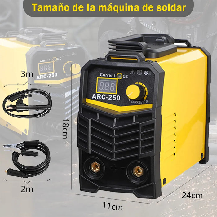 SOLDADORAS MAQUINA SOLDAR INVERTER PORTATIL INVERSORES, COLOR ROJO GRADO B