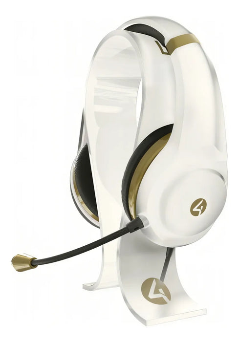 Audífonos 4gamers Xp-gold Con Base 3.5mm Alámbricos Blancos Blanco GRADO A