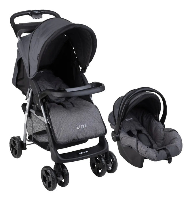 INFANTI CARRIOLA SISTEMA DE VIAJE LENNI CON PORTABEBE COLOR GRIS GRADO B