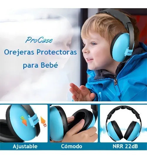 Orejeras Contra Ruidos Para Bebé Protección Auditiva Grado B