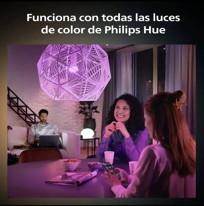Philips Hue - foco LED inteligente A19 - Blanco y ambiente de color - foco interior de 60 W - Control con aplicación Hue - Funciona con Alexa, Google Assistant y Apple Homekit - Paquete de 3 GRADO B