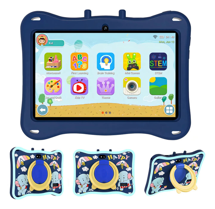 E13 TABLET 6GB+128GB 10 CORE NIÃ±OS 7 PULGADAS ANDROID 12 2 GARDO B