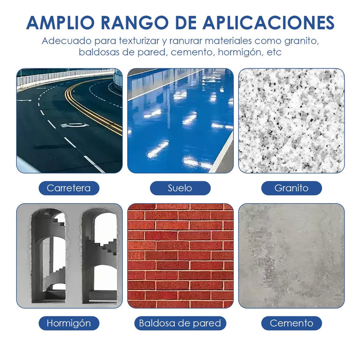 MARTELINA BUZARDA PARA CONCRETO CON ADAPTADOR BLANCO GRIS GRADO B