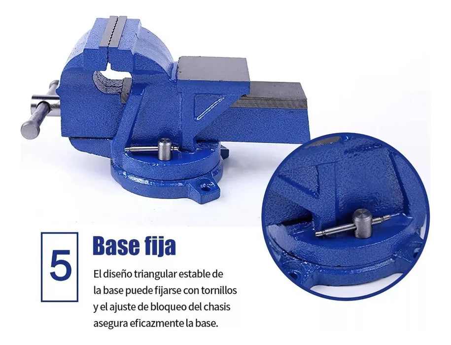 9.5kg Yunque 6in Tornillo De Banco Industrial Heavy Duty Grado B