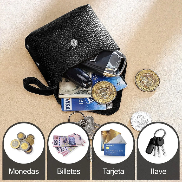 monederos mujer piel de vaca carteras dama billetera regalos 2873