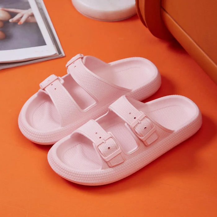 sandalias chanclas mujer hombre plataforma broche ajustable