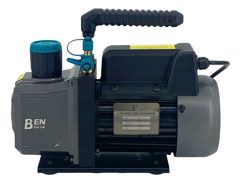 Bomba de Vacío 4 CFM 1/3 HP para Aire Acondicionado y Refrigeración | Kit con Manómetro R134a, R22, R410a, R404a GRADO B