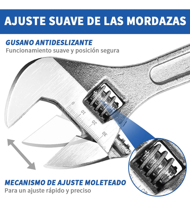 Kit De Llaves De Matraca Mecánicas 6 Tipos 42 Pzs Babefas
