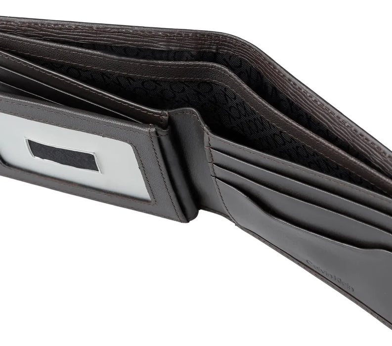 Billetera Calvin Klein para Hombre - RFID Extra Capacity River Print Slimfold | Grado A