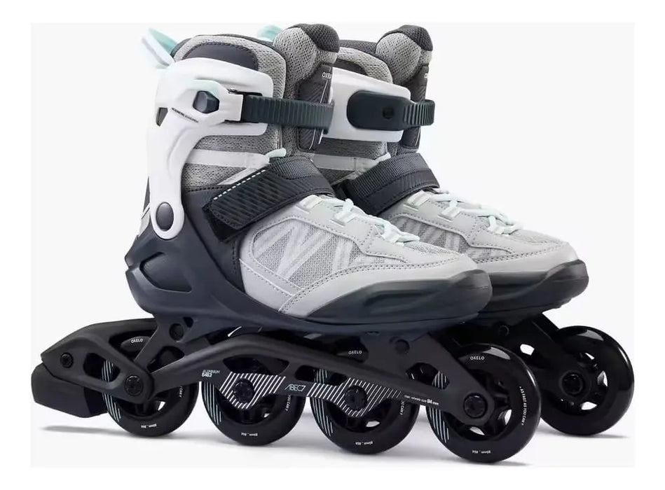 PATINES OXELO EN LINEA Fit500w ICE GREY - GRADO B