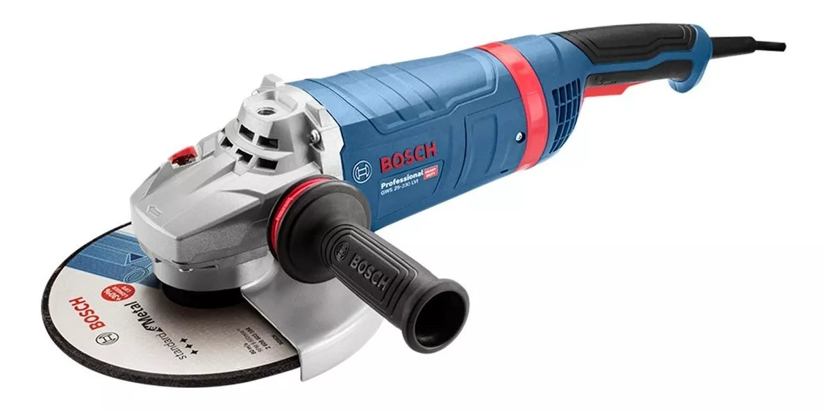 ESMERIL GWS 25-230 LVI VULCANO 2800W COLOR AZUL MARINO BOSCH 220V GRADO B