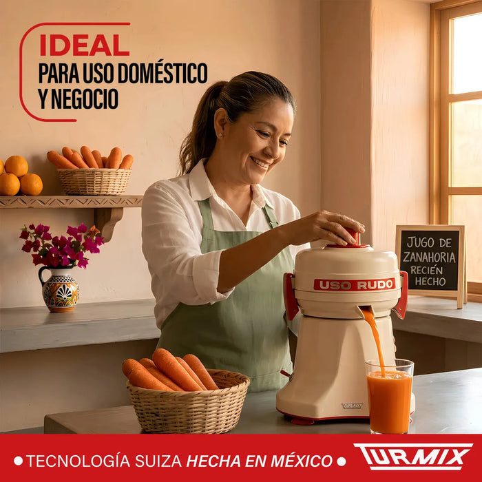 EXTRACTOR DE JUGOS TURMIX USO RUDO BEIGE GRADO B