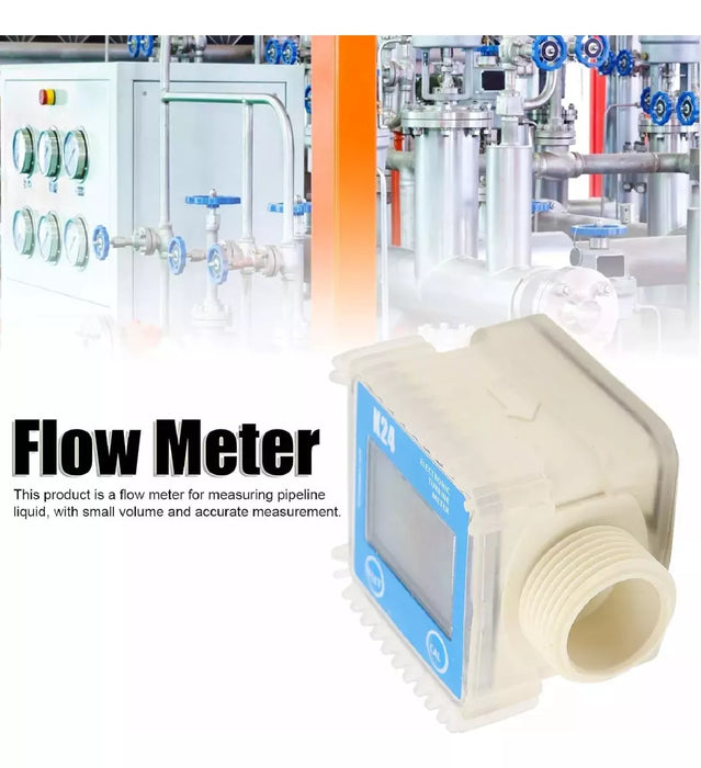 digital medidor de flujo vertical k24 químicos agua diesel