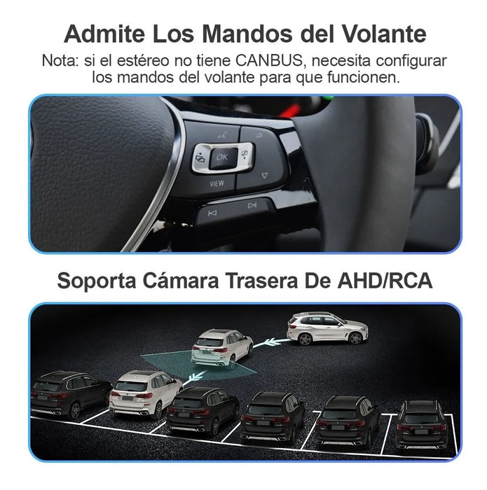 ESTÉREO 1+32G PARA NISSAN NP300 FRONTIER 2016-2020 C/CÁMARA GRADO B