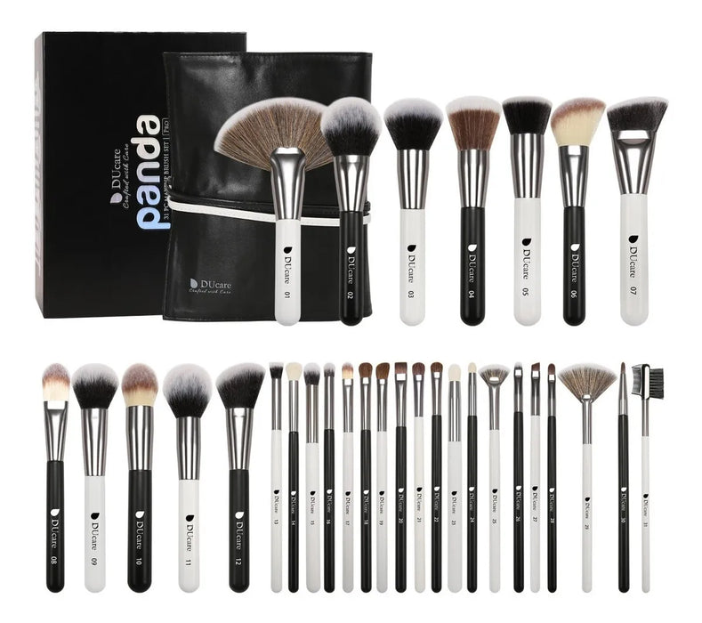 DUCARE - JUEGO DE 31 BROCHAS DE MAQUILLAJE DE GRADO B