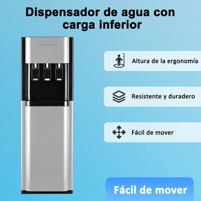 Dispensador de Agua | Carga Inferior (Garrafón Oculto) | 3 Temperaturas | Grado B ✨