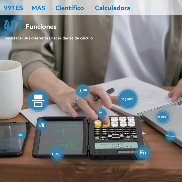 Calculadora Cientifica Fx-991es Plus En Negro Multifuncional Grado B