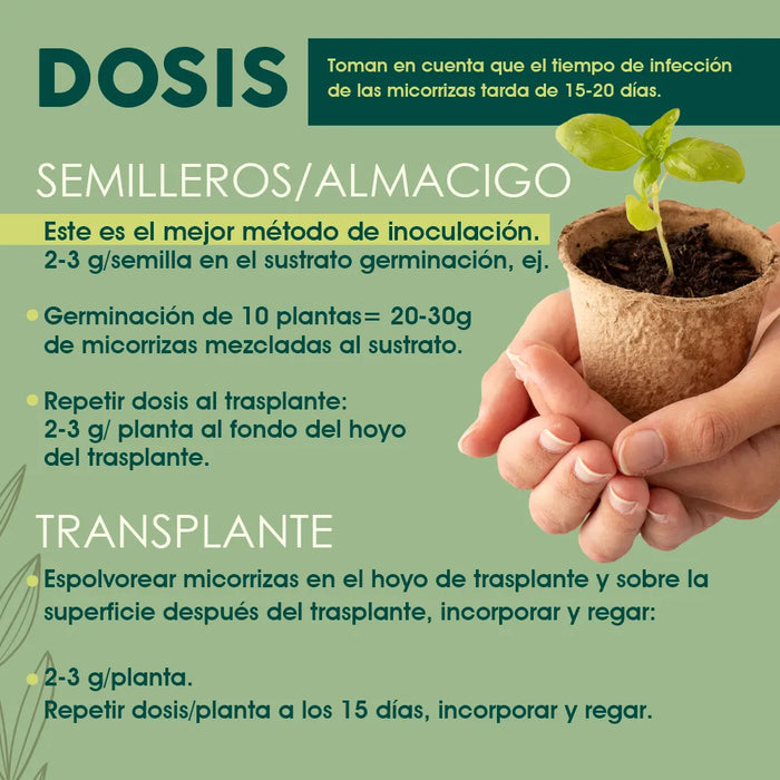 Micorrizas 1 Kg Azospirillum, Bacillus Subtillis., Trichoderma Spp. GRADO B