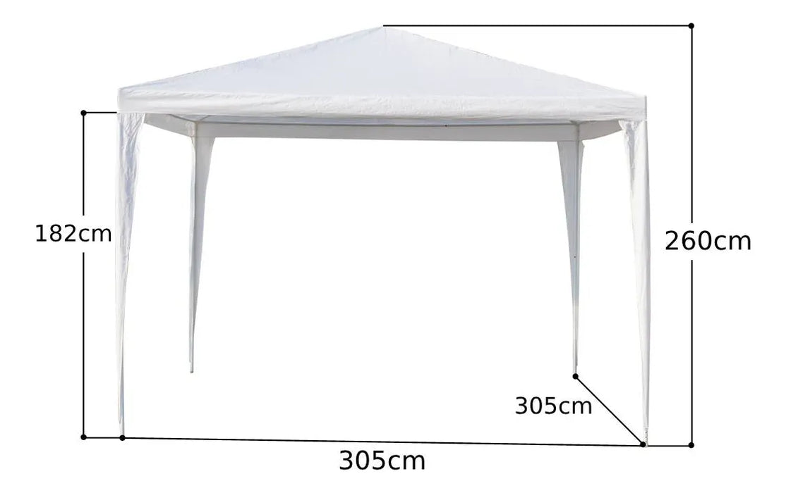 Carpa Impermeable De Tres Lados Con Tubos En Espiral  Karl GRADO B