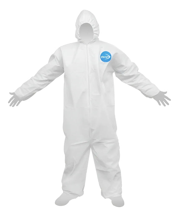 OVEROL DERMACARE DESECHABLE TYVEK COLOR BLANCO PAQUETE DE 10 GRADO B