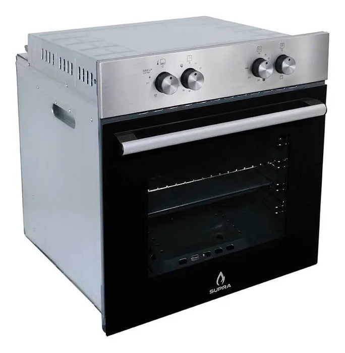 HORNO EMPOTRABLE A GAS (MULTIGAS) SUPRA WELLER 60L NEGRO GRADO B