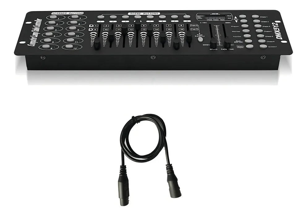 CONTROLADOR DMX 192 CANALES LUCES DJ CONSOLA 512 + LÃ­NEA GRADO B - TiendaKomet México
