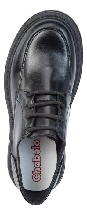 ZAPATO ESCOLAR ZAPATOS CHABELO NEGRO TEENS 745P NUMERO 22.5MX GRADO B