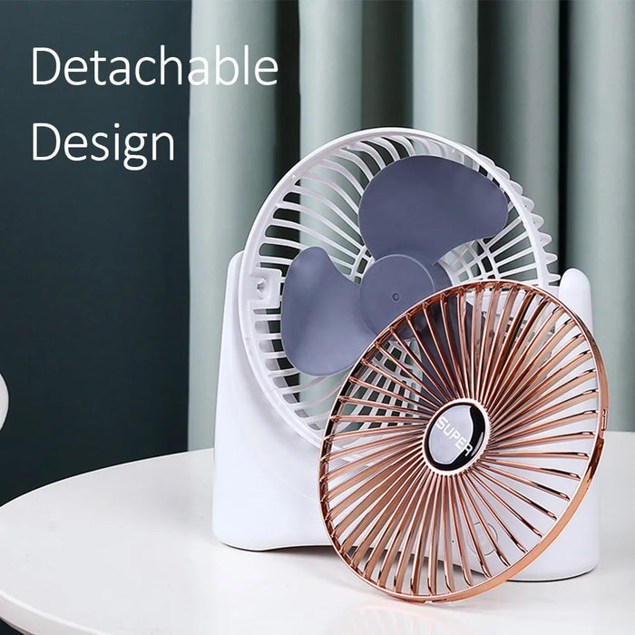 Ventilador PortÃ¡til Escritorio Mesa Piso Figuras Abanico GRADO B