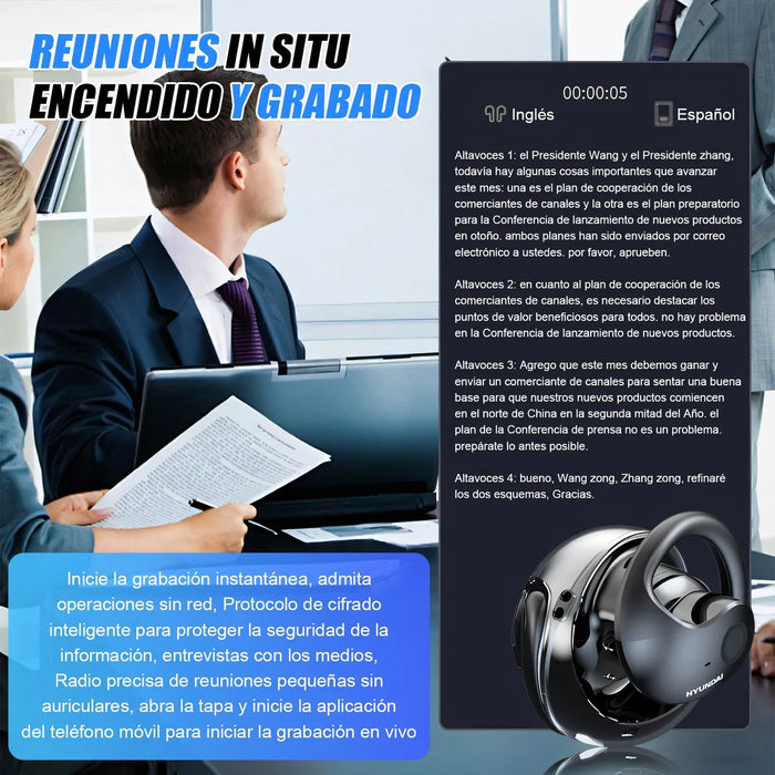 Audifonos Traductores Inglés Español, Hy-t26 Pro Language GRADO B