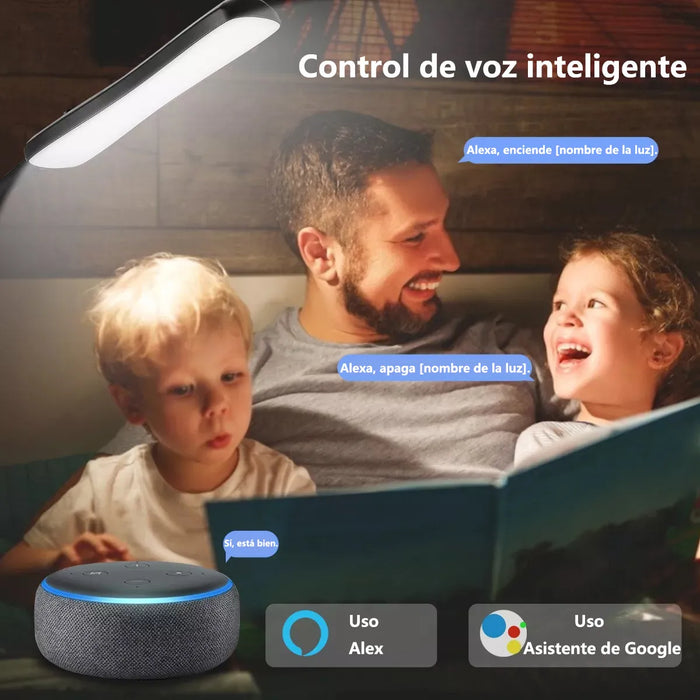 Lampara de piso moderna con control inteligente por app 10 niveles de atenuacion GRADO B