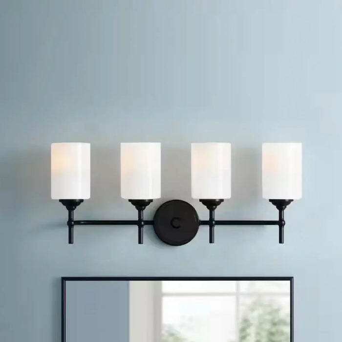 LAMPARA DE TOCADOR PARA BAÑO DECORATIVA 25'' 4 LUCES 60W GRADO B
