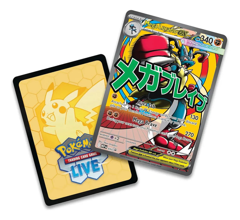 POKÉMON TCG: MEGA EVOLUTION—ASCENDED HEROES - PREMIUM POSTER COLLECTION—MEGA LUCARIO GRADO B
