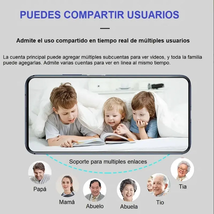 PORTALAMPARAS REAL MINI CAMARA OCULTA FULL HD 1080P WIFI APP 4K COLOR BLANCO LENTEMX GRADO B