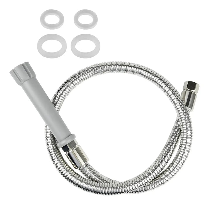 MANGUERA DE ALTA PRESION DE ACERO INOXIDABLE FLEXIBLE 95CM GRADO B