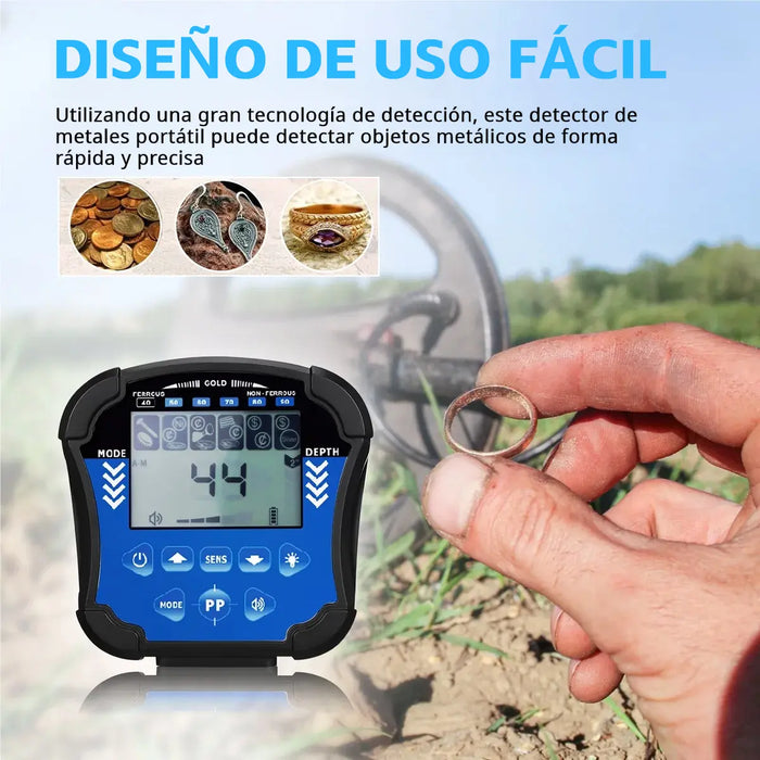 Detector De Metales Subterráneo De Alta Precisión Encuentra GRADO B