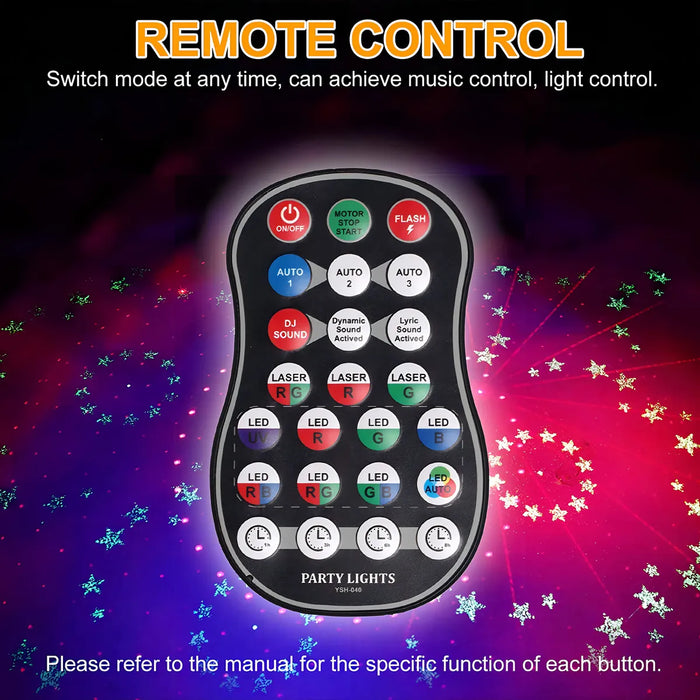 LUCES DE FIESTA BYLIFITY G5416-8-LASER DJ BYLIFITY LED RGB GRADO B