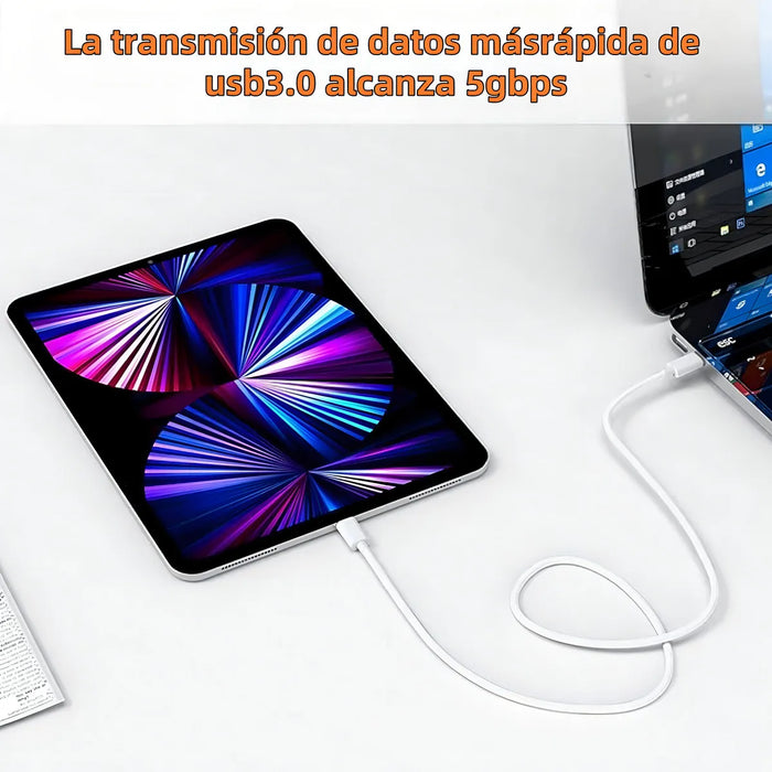 2pzs Cable De Carga Rapida Tipo C Para iPhone 11 12 13 14 2m