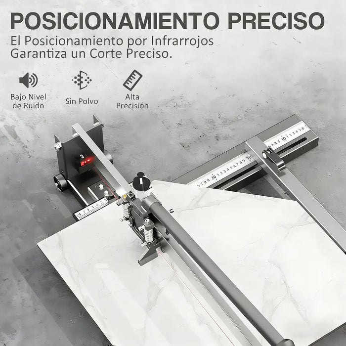 PRECISO CORTADORA DE AZULEJOS CON POSICIONAMIENTO LÁSER 80CM GRADO B