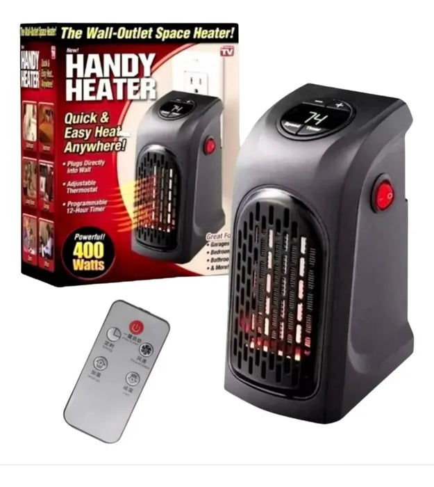 Mini Calentador De Aire Electrico Portatil Ajustable Pared Grado A