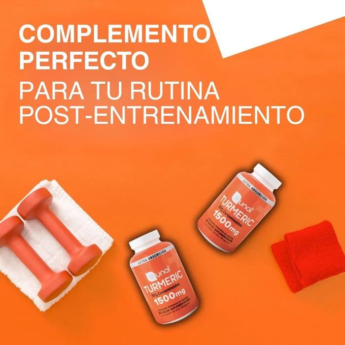 QUNOL CÚRCUMA 1500MG 180 CÁPSULAS - GRADO A