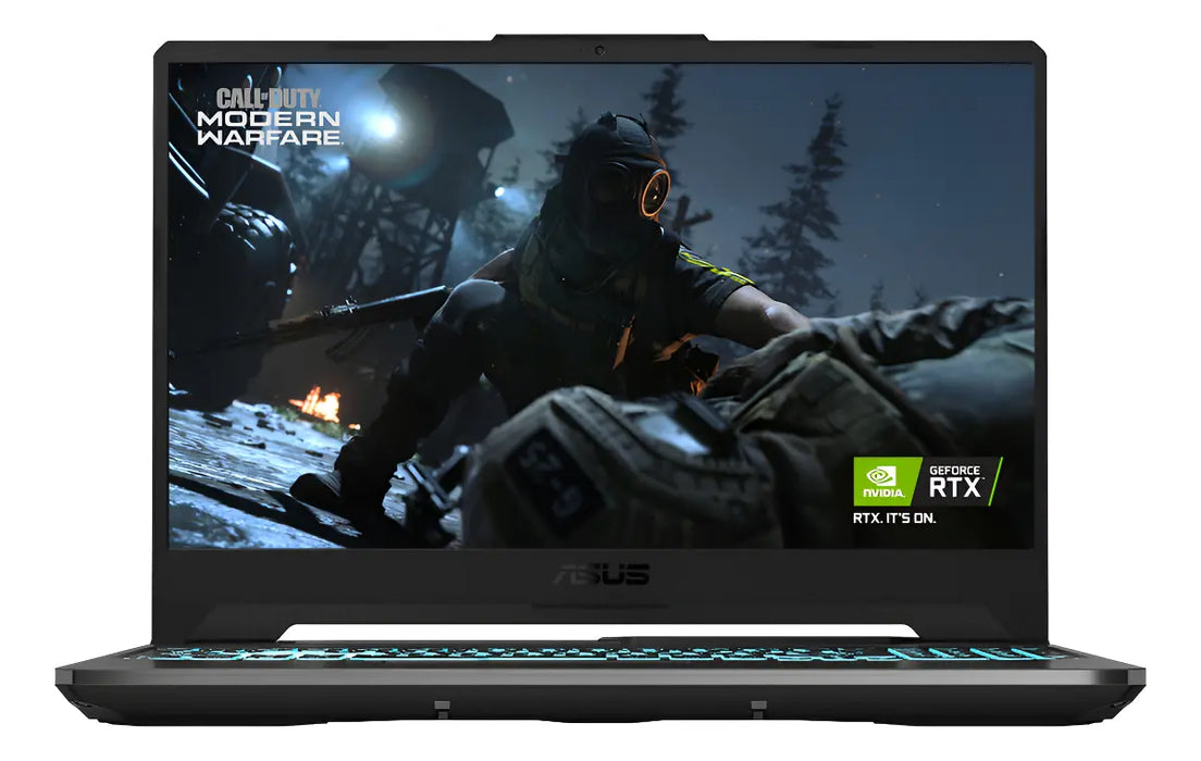 LAPTOP GAMER ASUS TUF GAMING A15 GEFORCE RTX 3050 AMD RYZEN 5 7535HS 8GB RAM 512GB SSD 15.6 144HZ WINDOWS 11 HOME TECLADO EN ESPAÃ±OL NEGRO GRADO A