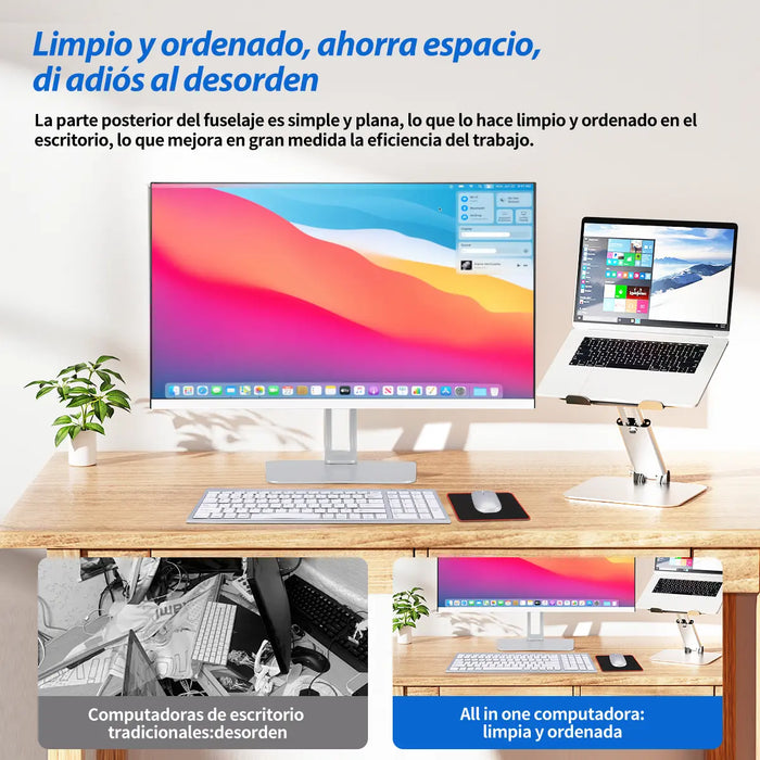 PC DE ESCRITORIO TODO EN UNO DE 24'' INTEL CORE I5 W10 NUEVO  GRADO B