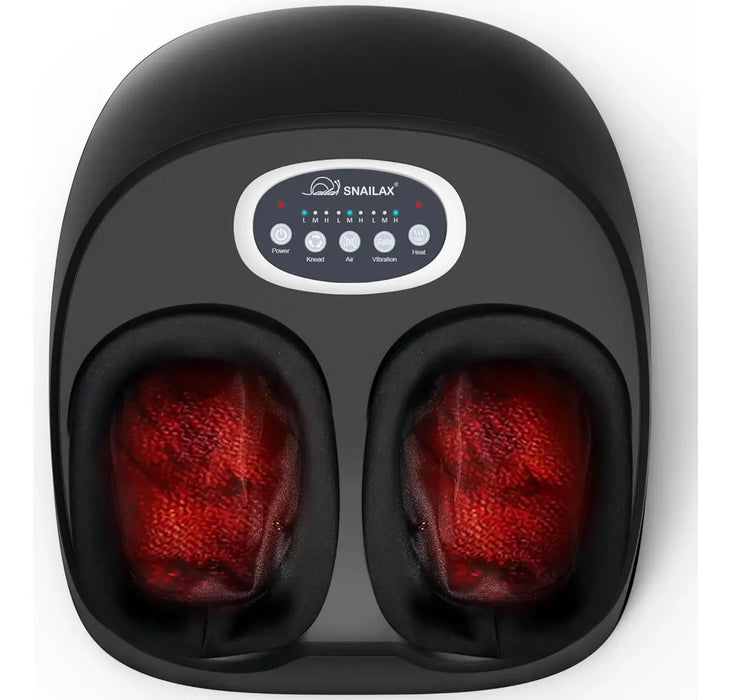MAQUINA MASAJEADOR DE PIES ELÉCTRICO SHIATSU RODILLO CALENTA NEGRO GRADO B