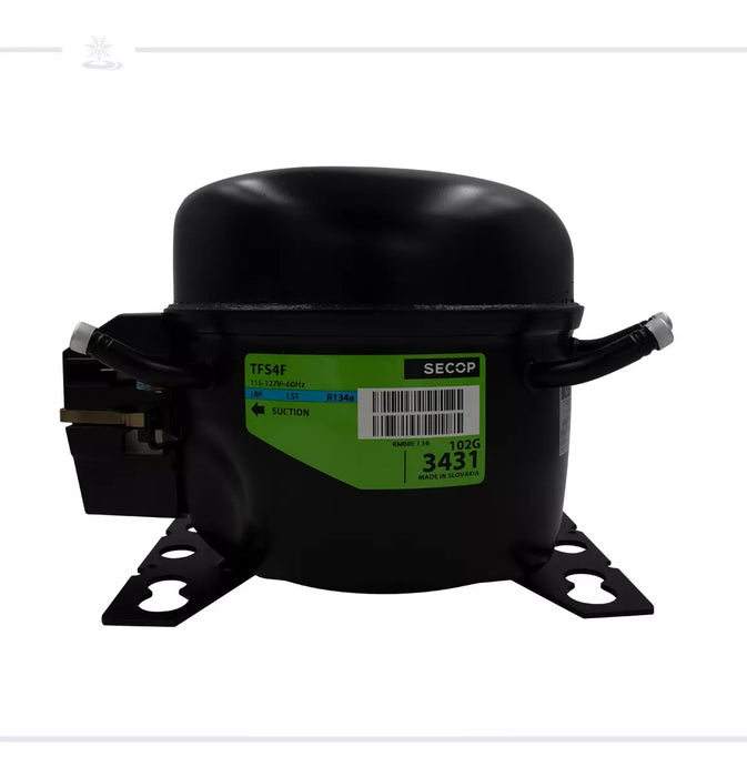102g3431 compresor secop 1/8 hp r-134a 115v tfs4f 400 GRADO B