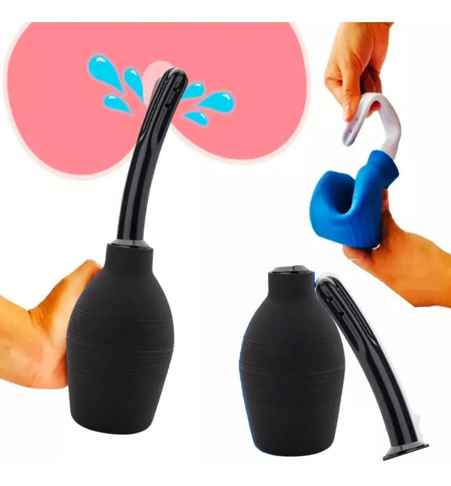 2 PCS DUCHA ANAL Y VAGINAL ENEMA BOMBILLA LIMPIADOR 310ML GRADO B